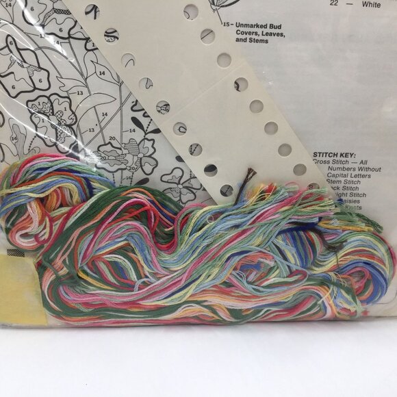 Dimensions No Count Cross Stitch Karen Avery A Breath of Spring 14"x10" Floral - Picture 6 of 6